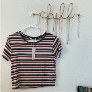 cotton on striped shirt